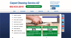 Desktop Screenshot of carpetcleaningserviceaz.com